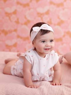 -3-delige set met short, shirt en haarband
