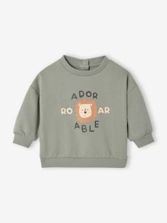 Baby-Babysweater met ronde kraag Basics