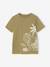 T-shirt voor jongens met print blauwgroen+gemêleerd wit+middenblauw+mintgroen+okergeel+olijf+terracotta - vertbaudet enfant 