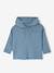 Gestreepte trui met capuchon baby ecru+jeansblauw+terracottategel - vertbaudet enfant 