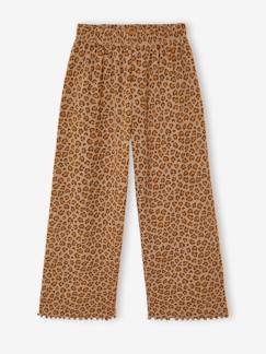 -Meisjes legging in ribgebreide stof