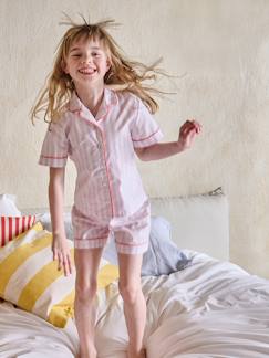 -Pyjamashort met korte mouwen om te personaliseren