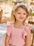 Ceremonie-set blouse en rok met volant voor meisjes rouge+saliegroen - vertbaudet enfant 