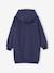 Harry Potter sweaterjurk met capuchon voor meisjes nachtblauw - vertbaudet enfant 