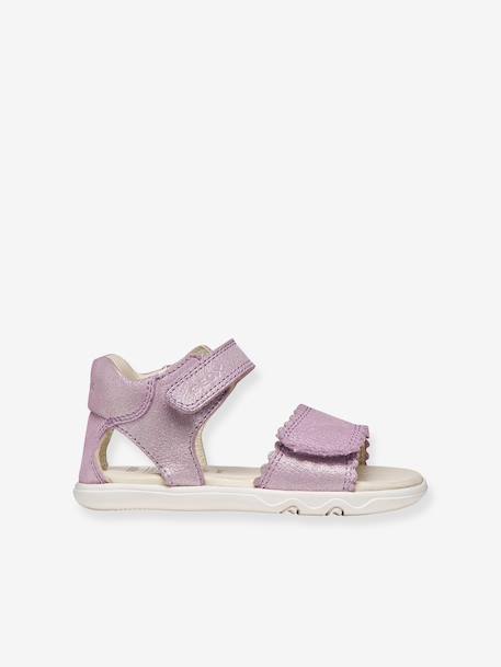 Sandaal voor eerste stapjes Steppieup beige+rozen - vertbaudet enfant 