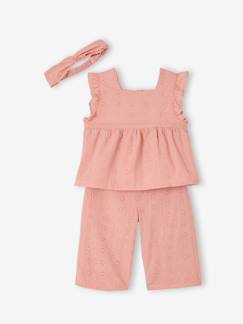 Baby-Babyset-Babyset voor meisjes met Engels borduurwerk
