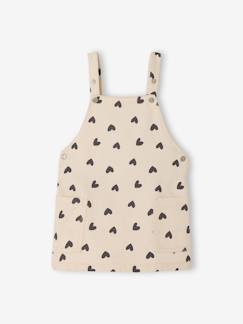 Baby-Rok, jurk-Salopet jurk voor babymeisjes met hartjes