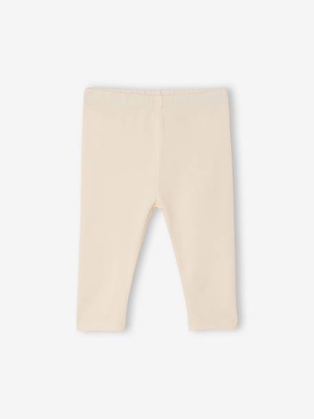 Set van 2 basic babyleggings rozen+saliegroen - vertbaudet enfant 