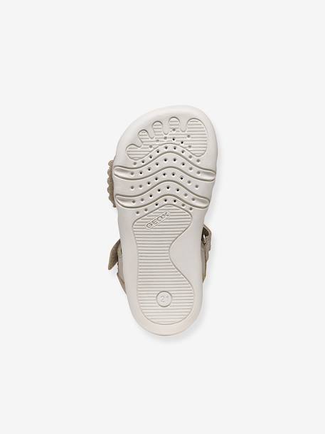 Sandaal voor eerste stapjes Steppieup beige+rozen - vertbaudet enfant 