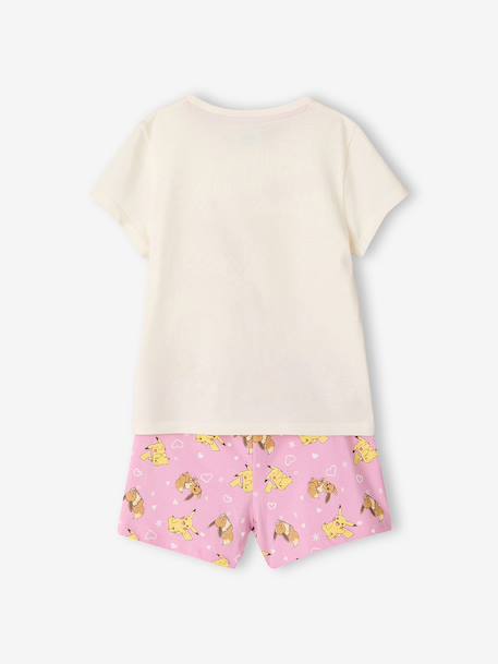 Pyjamashort meisje POKEMON zachtpaars - vertbaudet enfant 