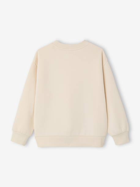 Sweater met ronde hals surf chambrayblauw+ecru - vertbaudet enfant 