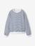 Sweater met wijde pasvorm bruin+marineblauw+vanille - vertbaudet enfant 