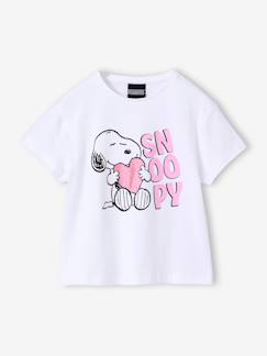 Meisje-T-shirt met korte mouwen voor meisjes SNOOPY