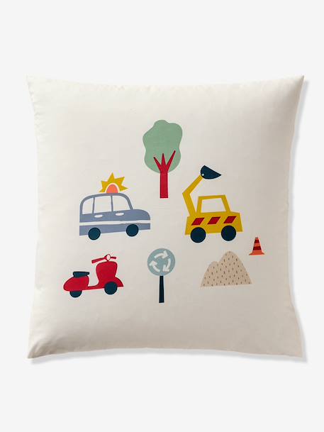 Magicouette CIRCUIT VOITURE, met gerecycled katoen wit, bedrukt - vertbaudet enfant 