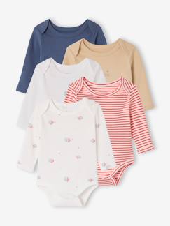 -Set van 5 body's met lange mouwen walvis