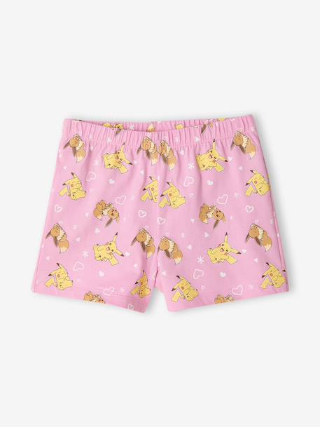 Pyjamashort meisje POKEMON zachtpaars - vertbaudet enfant 
