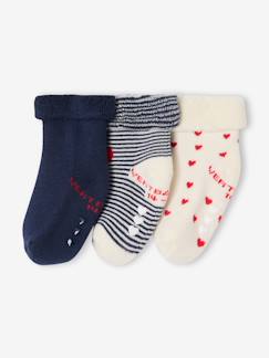 Baby-Sokken, kousen-Set van 3 paar sokken « c½urs » babymeisje