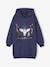 Harry Potter sweaterjurk met capuchon voor meisjes nachtblauw - vertbaudet enfant 