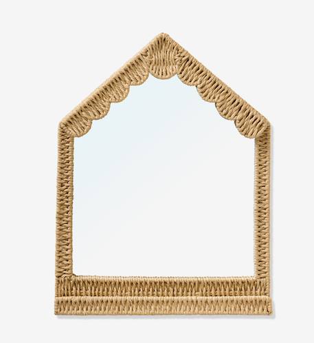 Spiegelhuis van papierkoord beige - vertbaudet enfant 