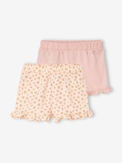 Baby-Short-Set van 2 short met ruches
