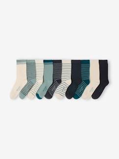 -Set van 10 paar sokken jongens Basics
