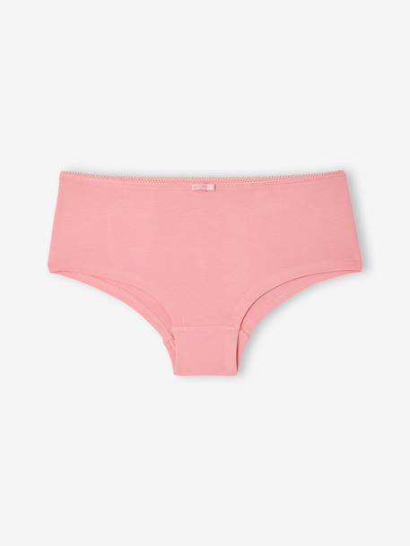 Set van 5 shorties voor meisjes saliegroen - vertbaudet enfant 