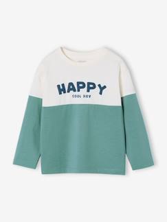 -Sweater met lange mouwen met kleurblokken