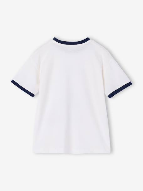 T-shirt jongens korte mouwen ecru - vertbaudet enfant 