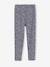 Set van 2 Basics meisjesleggings donkergrijs+indigoblauw+kaki+rozenhout+saliegroen - vertbaudet enfant 