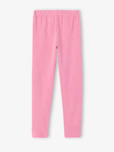 Set van 2 leggings voor meisjes antraciet+ecru - vertbaudet enfant 