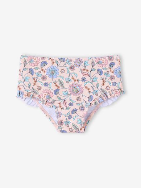 2-delig badpak voor meisjes met UV-bescherming nude - vertbaudet enfant 