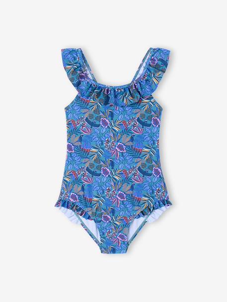 Badpak meisjes 1 stuk blauw - vertbaudet enfant 