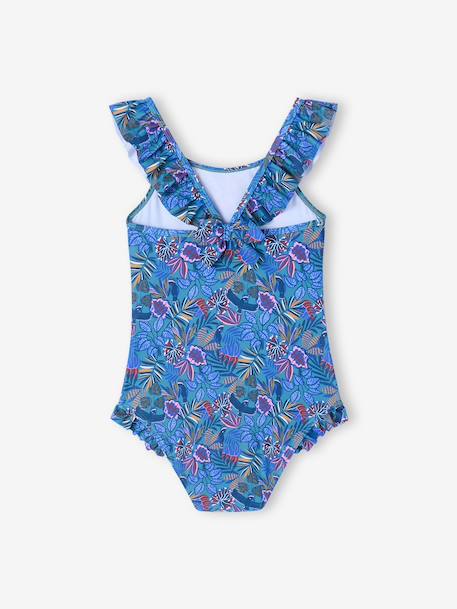 Badpak meisjes 1 stuk blauw - vertbaudet enfant 