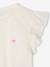 Meisjesjurk met 2-in-1 effect ecru+indigoblauw+lichtroze+roze, gestreept - vertbaudet enfant 