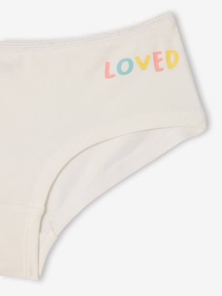 Set van 7 shorty's basics rozen - vertbaudet enfant 