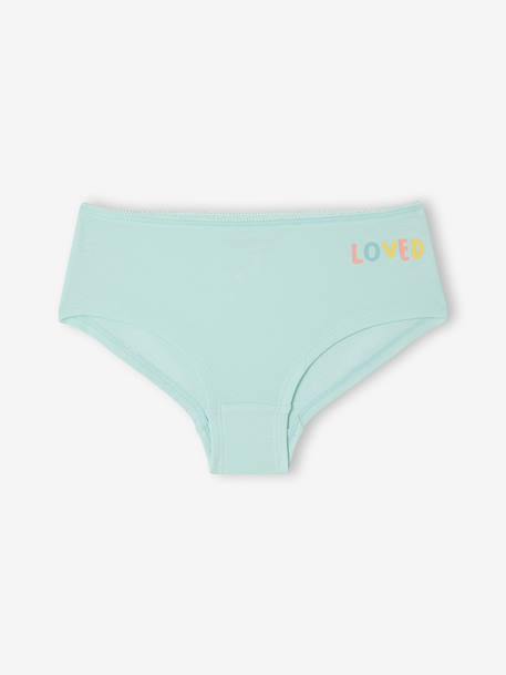 Set van 7 shorty's basics rozen - vertbaudet enfant 