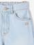 Wijde meisjesjeans blauw+denimgrijs+gebleekt denim+middenblauw+ongewassen denim+stone+zwart denim - vertbaudet enfant 