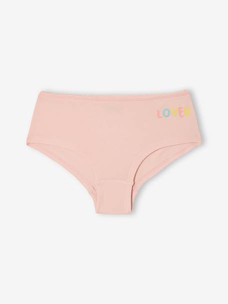 Set van 7 shorty's basics rozen - vertbaudet enfant 