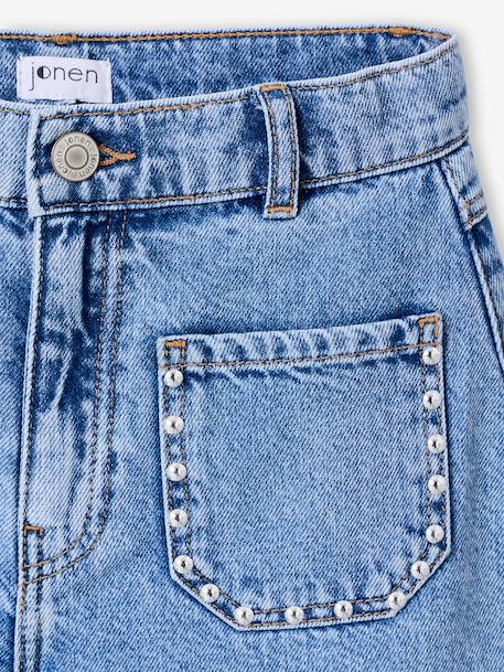 Denim short lichtblauw - vertbaudet enfant 