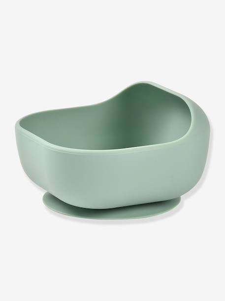 Silicone kom met zuignap BEABA groen - vertbaudet enfant 