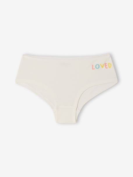 Set van 7 shorty's basics rozen - vertbaudet enfant 