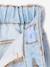 Wijde meisjesjeans blauw+denimgrijs+gebleekt denim+middenblauw+ongewassen denim+stone+zwart denim - vertbaudet enfant 