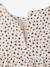 Jurk met bloemenprint van katoenen gaas beige+beige, bedrukt+lichtroze+vanille - vertbaudet enfant 