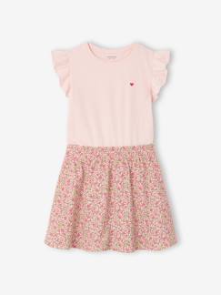 -Meisjesjurk met 2-in-1 effect 