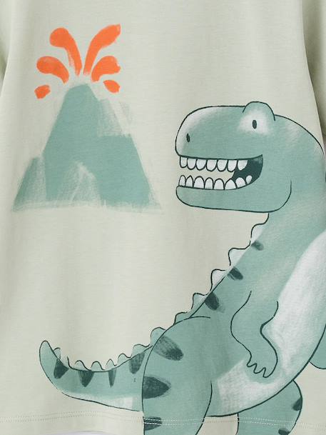 Set van 2 pyjamashorts voor jongens met dinosaurusprint saliegroen - vertbaudet enfant 