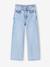 Ruime meisjesjeans MorphologiK met een smalle taille denimgrijs+donkerblauw+lichtblauw+middenblauw - vertbaudet enfant 