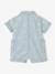 Denim combishort babymeisjes gebleekt denim - vertbaudet enfant 