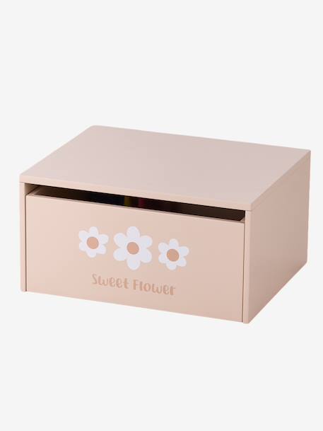 Activiteitentafel met opbergkoffer beige+rozen - vertbaudet enfant 