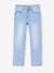 Slim jeans gemiddeld meisjes donkerblauw+gebleekt denim+grijs+middenblauw - vertbaudet enfant 