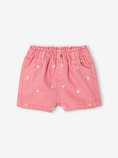 -Geborduurde short voor babymeisjes
